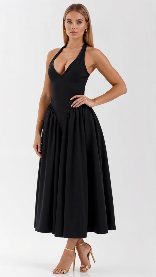 Ianthe Halter Midi Dress